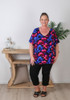 Plus Size Top in Blossom Burst Curvaceous
