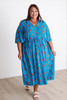 Plus Size Peak Dress In Australian Marine Animals