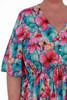 Plus Size Peak Dress In Pretty Floral