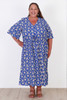 Plus Size Peak Dress With Palm Trees