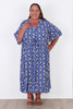 Plus Size Peak Dress With Palm Trees