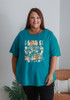 Plus Size Turquoise Cruise Tee