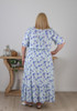 Plus Size Dress In Periwinkle Flower Curvaceous