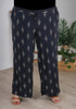 Plus Size Summer Floaty Pant In Diamond Print