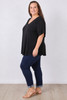 Every Day Textured Top In Black