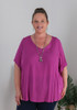 Plus Size Every Day Textured Top In Light Purple
