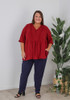 Plus Size Navy Work Pant