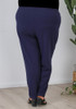 plus size stretch navy work pant  