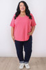 Plus Size Stretch Denim Boyfriend Jeans In Indigo Blue by Curvaceous