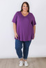 Plus Size Stretch Denim Boyfriend Jeans In Mid Blue
