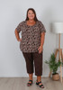 Plus Size Curvaceous Chocolate Brown Shorts