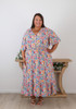 Plus Size Summer Dress In Pink 