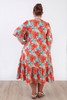 Plus Size Pintuck Dress In Summer Hibiscus