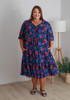 Plus Size Summer Dress In Floral Bursts Curvaceous 