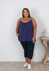 Plus Size Loose Fit Camisole in Navy
