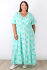 Plus Size Tropical Breeze Maxi Dress