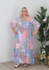 Plus Size Summer Breezy Pastel Patchwork Dress