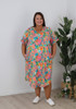 Plus Size Stretch Dress In Floral Curvaceous
