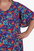 Plus Size Tie Waist Maxi Dress In Bright Flowers