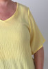 Plus Size Summer Yellow Top