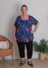 Plus Size Curvaceous Twinkling Tropics Top