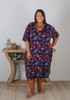 Plus Size Stretch Nightie With Butterflies