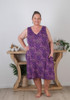 Plus Size Curvaceous Stretch Purple Nightie