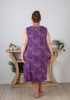 Plus Size Curvaceous Stretch Purple Nightie