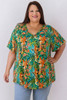 plus size Cheeky Giraffes short sleeve top