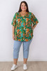 plus size Cheeky Giraffes short sleeve top
