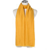 Mustard Cotton Blend Scarf