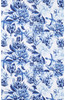 Blue Floral Birds and Butterfly Lightweight Scarf
