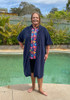 Plus Size Blue Afterswim Robe