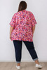 plus size pink floral shirt 