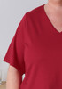 Plus Size Summer Red Tee