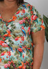 Plus Size Summer Floral Jungle Dress