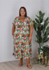 Plus Size Stretch Jungle Print Dress