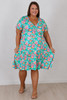 Crossover Short Dress In Under The Sea