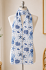 Under the Sea Blue and White Scarf