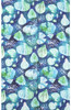 Sea Shells Blue and Green Scarf