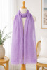 Purple Sequin Scarf 