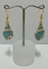 Seashell Earrings In Blue