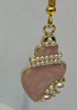 Seashell Earrings In Pink