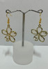 Flower Earrings In Gold From Curvaceous