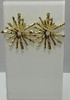 Gold Starburst Earrings From Curvaceous
