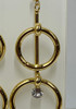 Gold Drop Duo Circle Earrings From Curvaceous