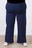 Plus Size Indigo Belt Loop Wide Leg Denim Jeans