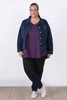 Plus Size Black Belt Loop Wide Leg Denim Jeans