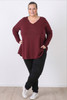 Plus Size Pull On Stretch Denim Fitted Jeans in Matte Black