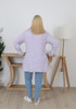 Plus Size Super Soft Lilac V Neck Stretch Top